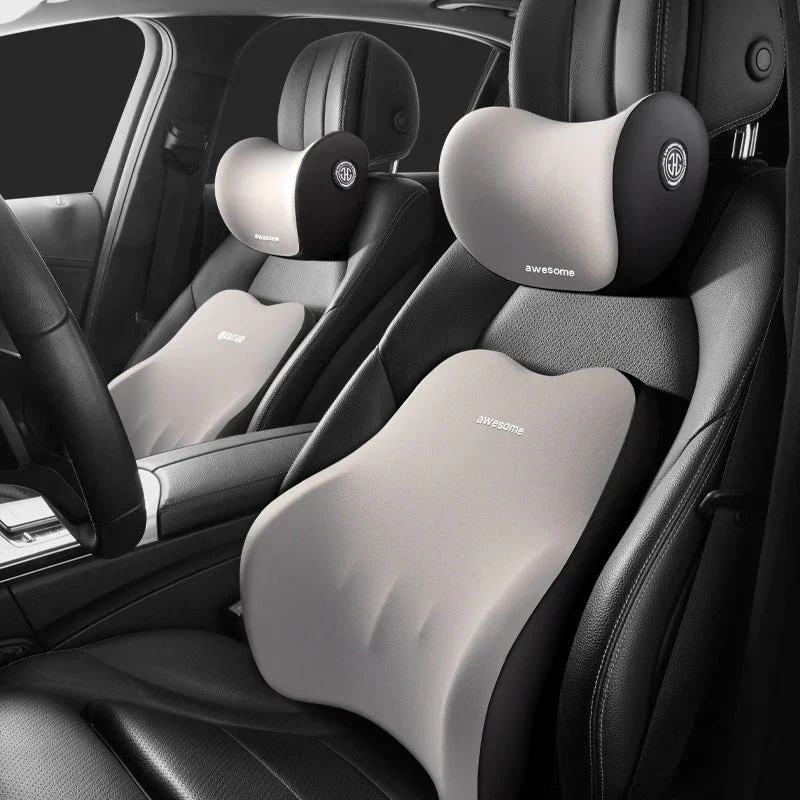 Car headrest lumbar support suit