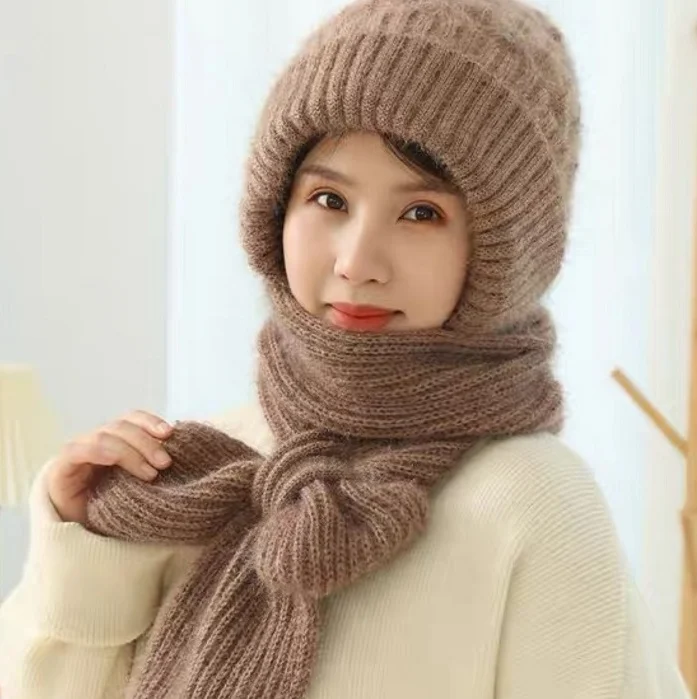 SALE -70% OFF -Winter Versatile Knitted Hooded Scarf for Women