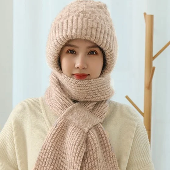 SALE -70% OFF -Winter Versatile Knitted Hooded Scarf for Women