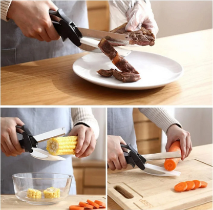 2-in-1 Cutting Board Scissors