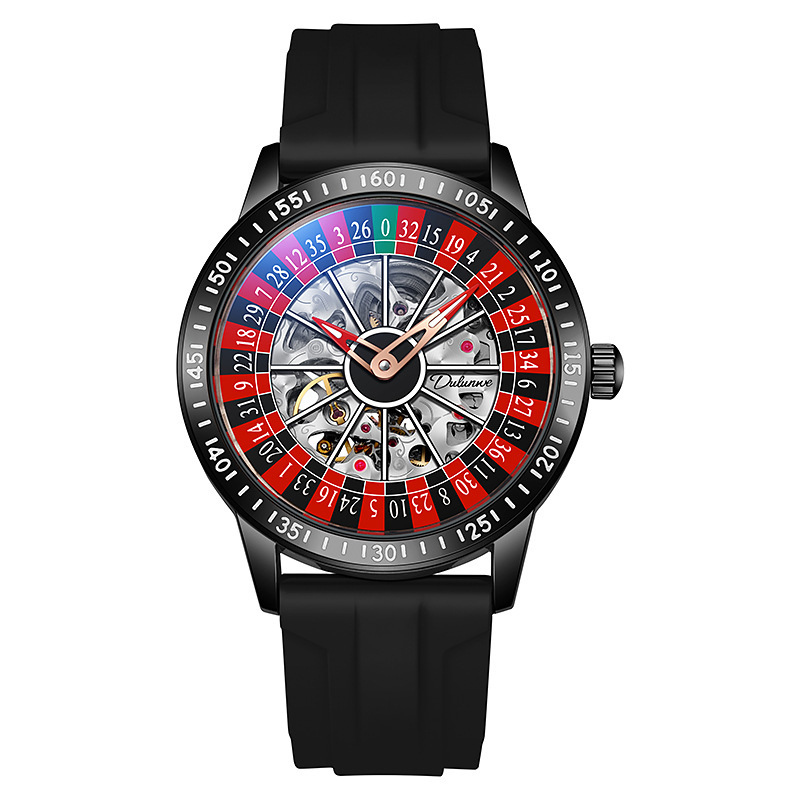 Luxury Spinning Roulette Casino Mechanical Watch