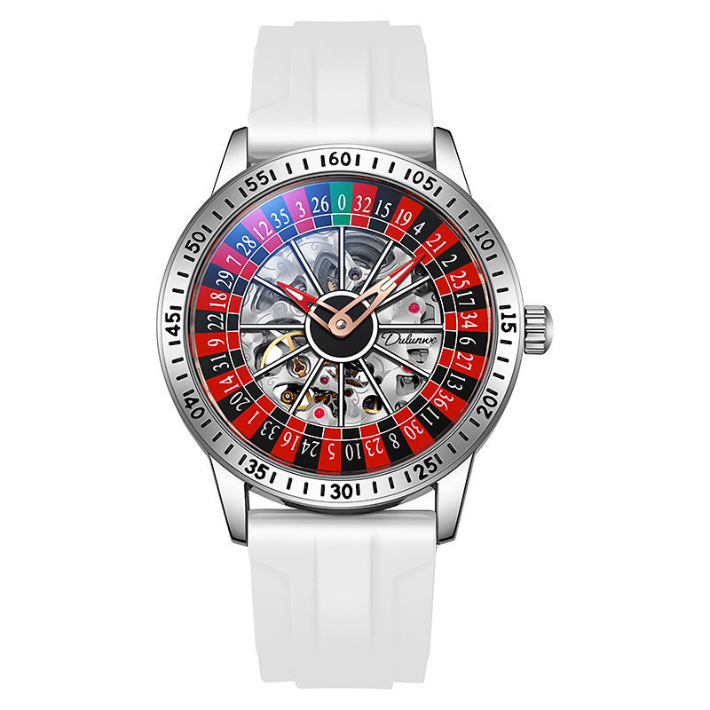 Luxury Spinning Roulette Casino Mechanical Watch