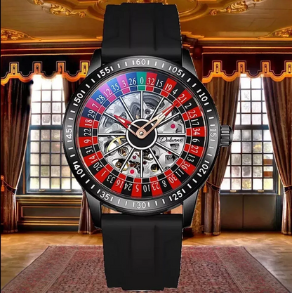 Luxury Spinning Roulette Casino Mechanical Watch