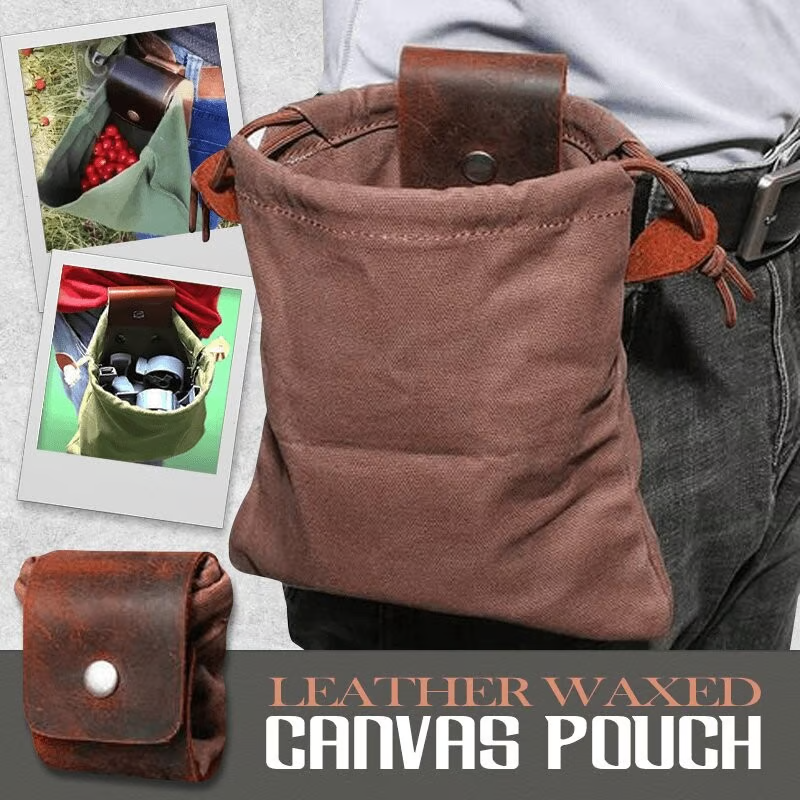 (Father's Day Sale- 48% OFF) Handmade cowhide canvas bag