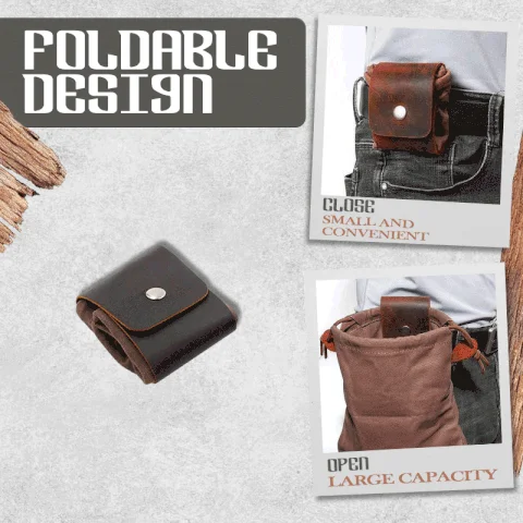 (Father's Day Sale- 48% OFF) Handmade cowhide canvas bag