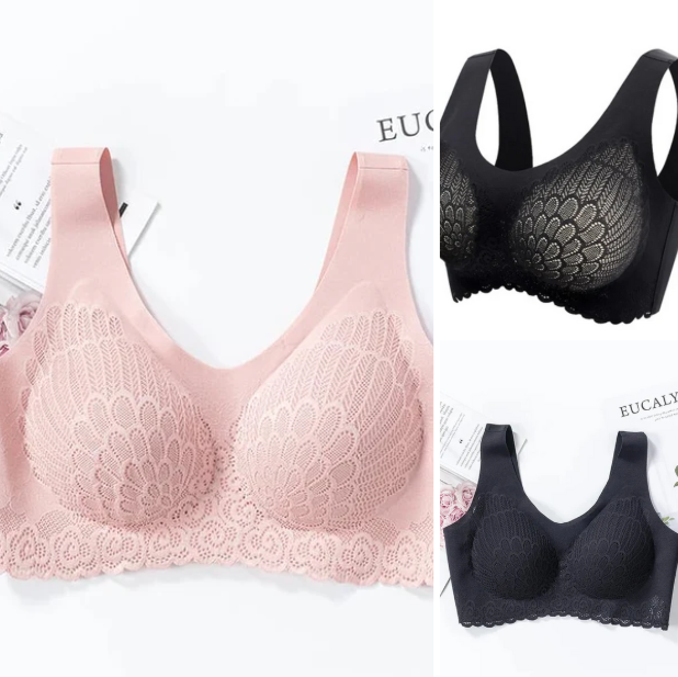 Latex 4.0 Graceful Anti-saggy Breathable Lace Large Size Bra