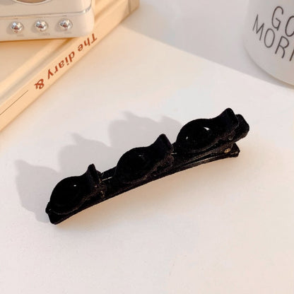 🌸Flocking Braided Hair Clip