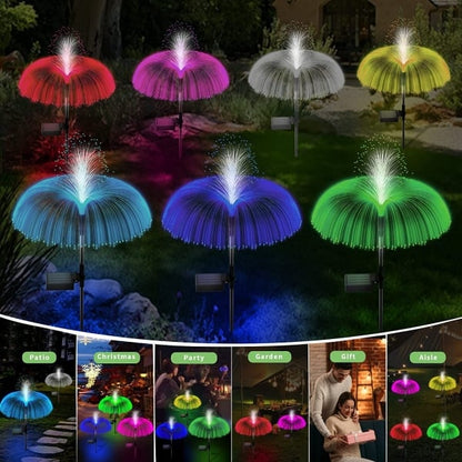 💖Último día 70 % de descuento🌈 Luces LED de medusas que cambian de color solar 