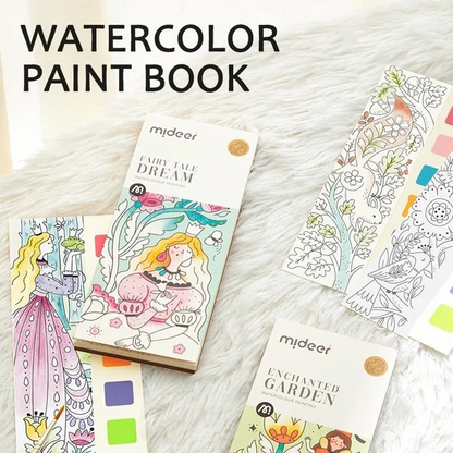 💝BEST GIFT FOR KIDS🌈Pocket Watercolor Painting Book🎨