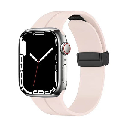 🔥Last Day Promotion 70%OFF - Silicone Magnetic Folding Band For iPhone Watch Ultra Series 8 7 6 5 4 3 2 1 SE⭐