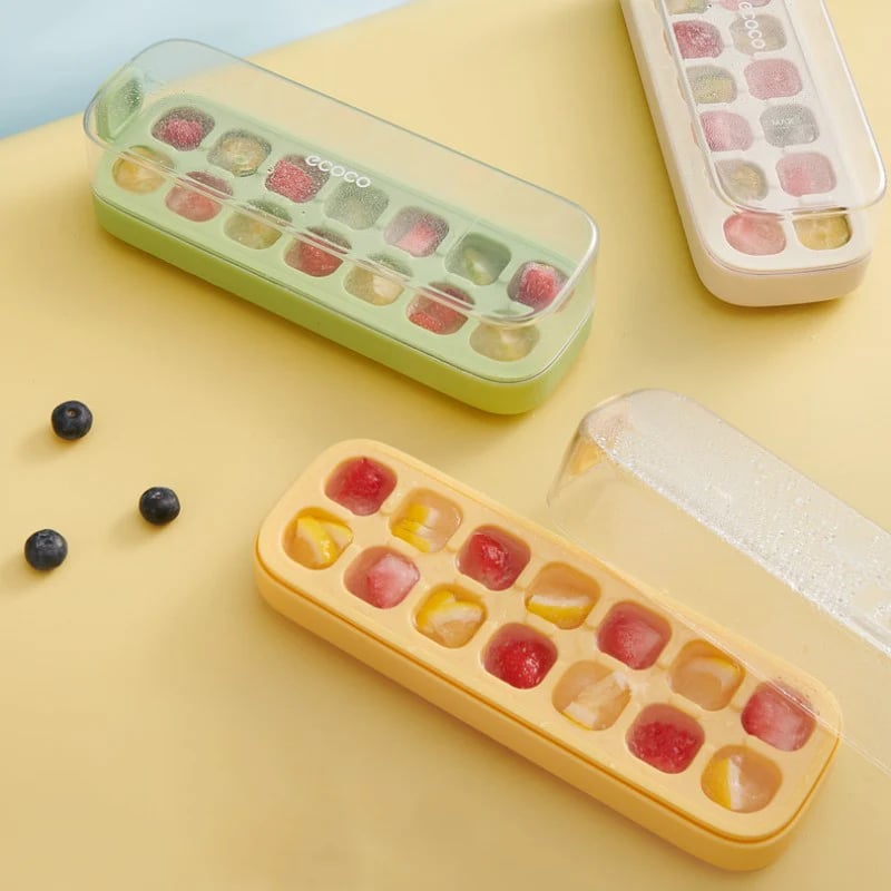 (🔥HOT SALE NOW 49% OFF) - 🧊Press-Type Silicone Ice Cube Trays