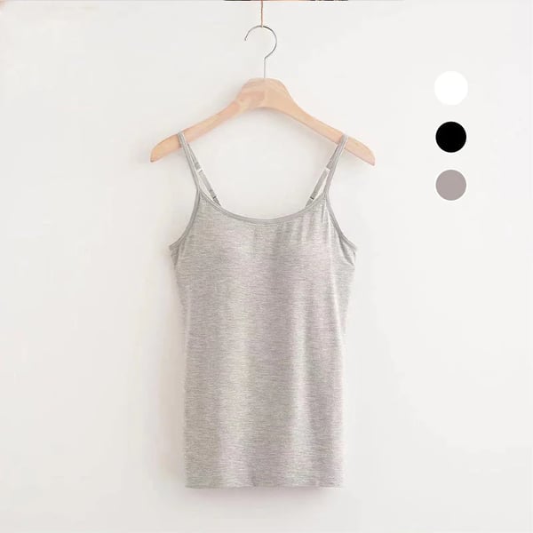 🔥 Loose-fitting Tank Top With Built-in Bra