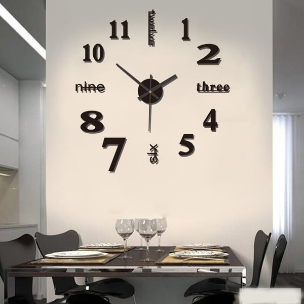 🔥Promotion du dernier jour 49 % de réduction🔥 Horloge décorative murale 3D 