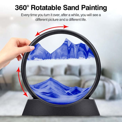 Offre spéciale-cadeau parfait-sablier 3D paysage de sable des profondeurs marines