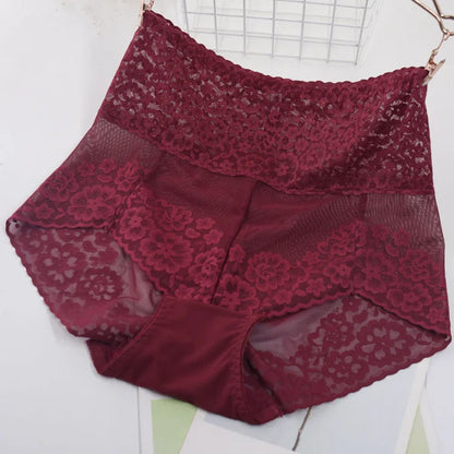 【PAY 1 GET 5PCS】HIGH WAIST SEXY LACE PANTIES