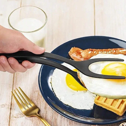 2 IN 1 FLIP SPATULA TONGS