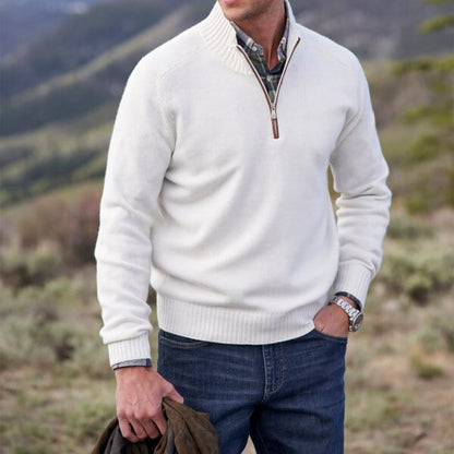 Men's Cashmere Zipper Basic Sweater (Buy 2 Free Shipping)