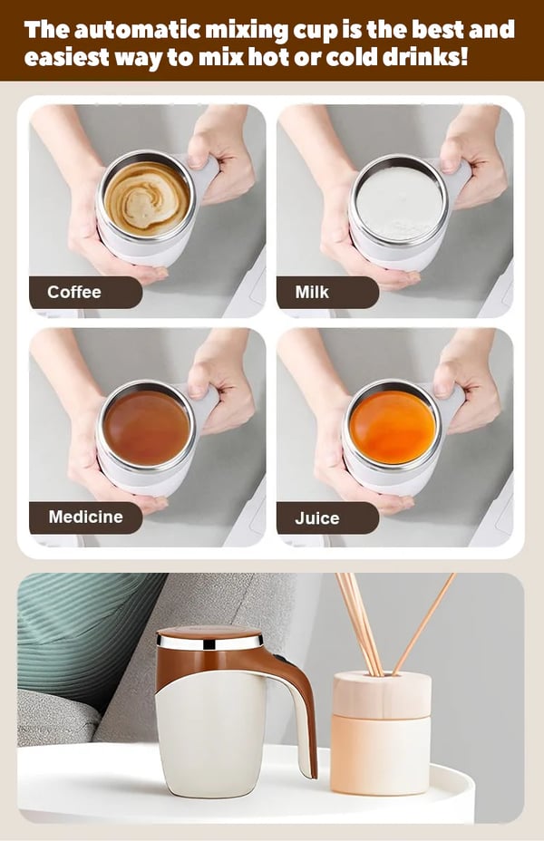 Auto Stir Coffee Mug