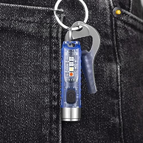 Rechargeable Mini Powerful Keychain Flashlight