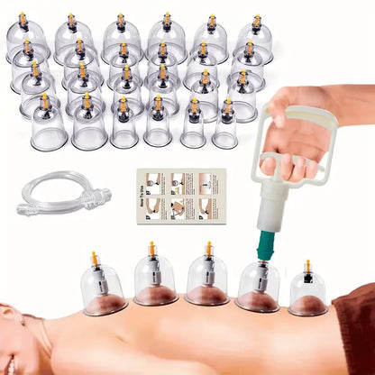 Cupping Set Massage Therapy Cups -   for Cellulite Reduction Back Neck Joint Pain Relief,  Cupping Set