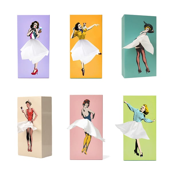 (✨Hot Sale Now)🎁 - Flying Skirt Tissue Box