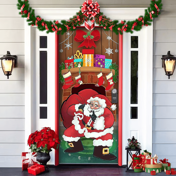 2024 Christmas Front Door Decoration