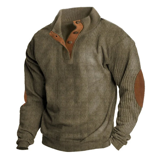 Men's Outdoor Casual Stand Collar Long Sleeve Sweatshirt (Buy 2 Free Shipping)