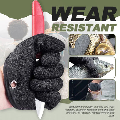 Guantes de pesca antideslizantes para proteger la mano