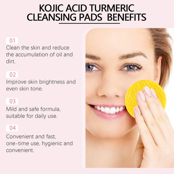 🏆#1 Bestselling🏆 Turmeric Kojic Acid Cleansing Pads