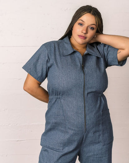 Women's Utility Zip Jumpsuit ( Buy 2 Free Shipping )