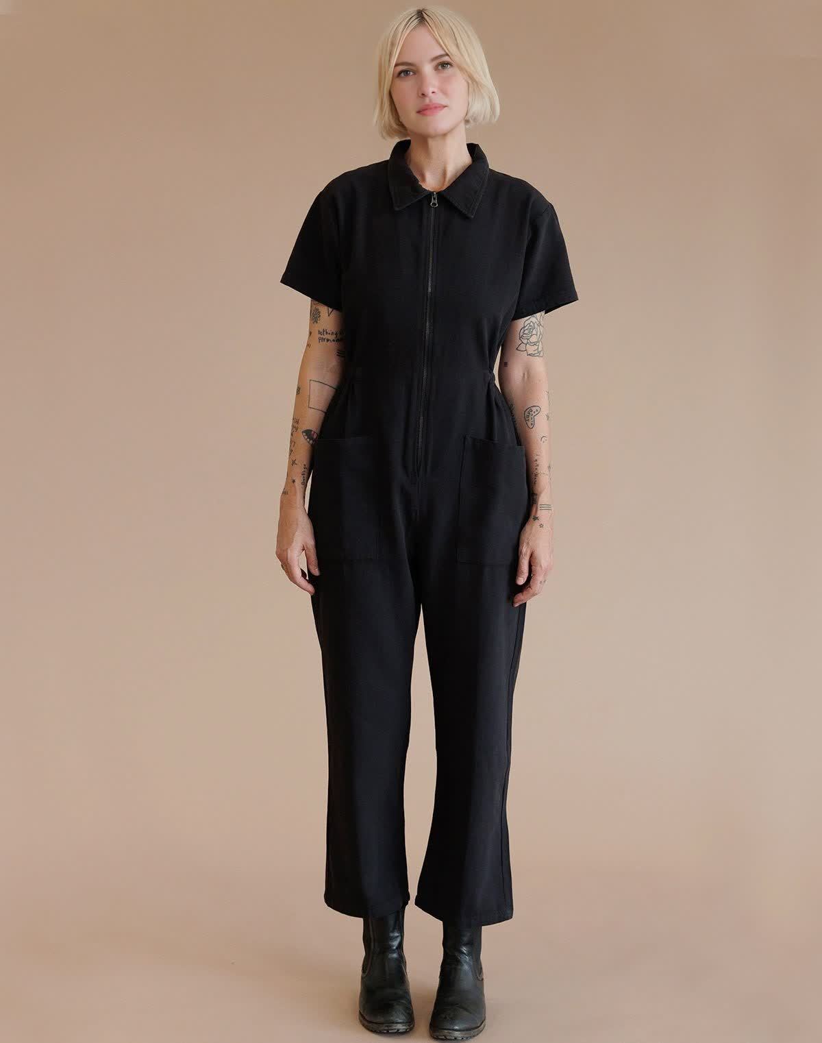 Women's Utility Zip Jumpsuit ( Buy 2 Free Shipping )