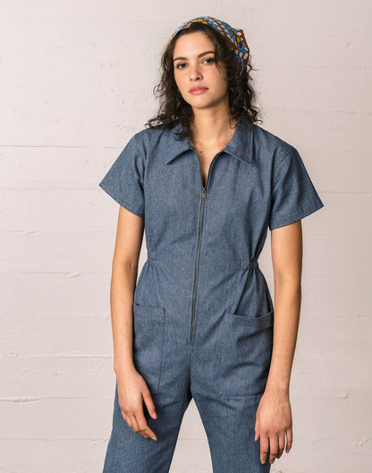 Women's Utility Zip Jumpsuit ( Buy 2 Free Shipping )