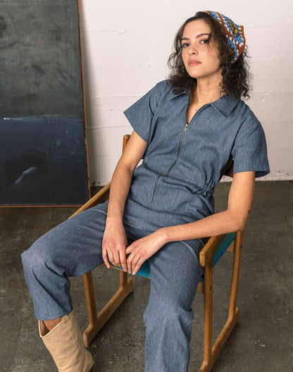 Women's Utility Zip Jumpsuit ( Buy 2 Free Shipping )