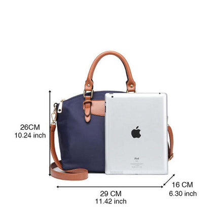 Women's Casual Solid 2PC Bags Large Capacity Handbags