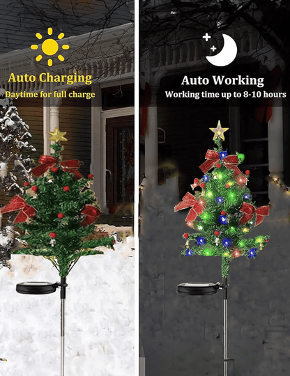 🔥Hot Sale 49%OFF-🎄Solar Christmas Trees Lights Outdoor Decoration Waterproof