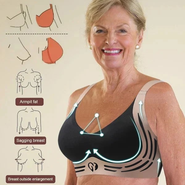 🎁Last Day 49% Off - Super gather bra | Wireless Push-up Bra👍No more sagging breasts