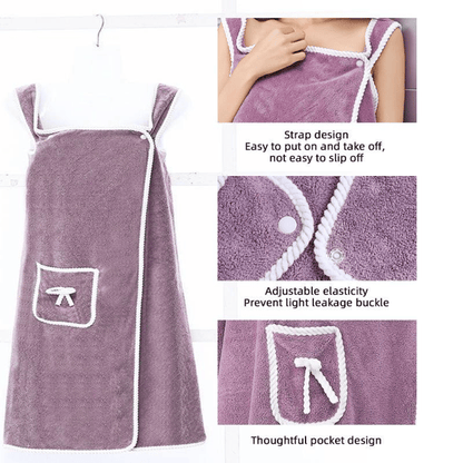 🏆 50K+ SOLD! 49% OFF✨ Plus Size Women's Wearable Shower Skirt