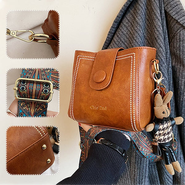 👜Vintage Fashion Bag with Adjustable Wider Shoulder Strap