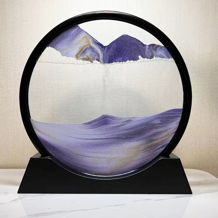 Offre spéciale-cadeau parfait-sablier 3D paysage de sable des profondeurs marines