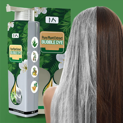 ⭐ Pure Plant Extract For Grey Hair Color Bubble Dye