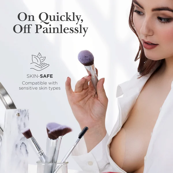 GO BRALESS! SEAMLESS CAKE COVER ULTRA THIN INVISIBLE BRA