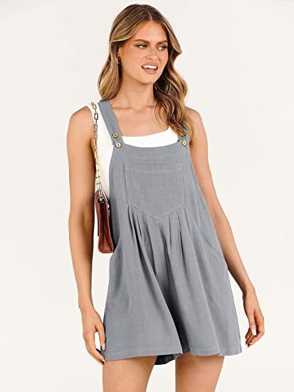 49% OFF TODAY💥Plus Size Casual Adjustable Strap Loose Bib Rompers