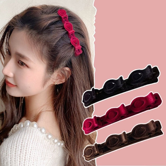 🌸Flocking Braided Hair Clip