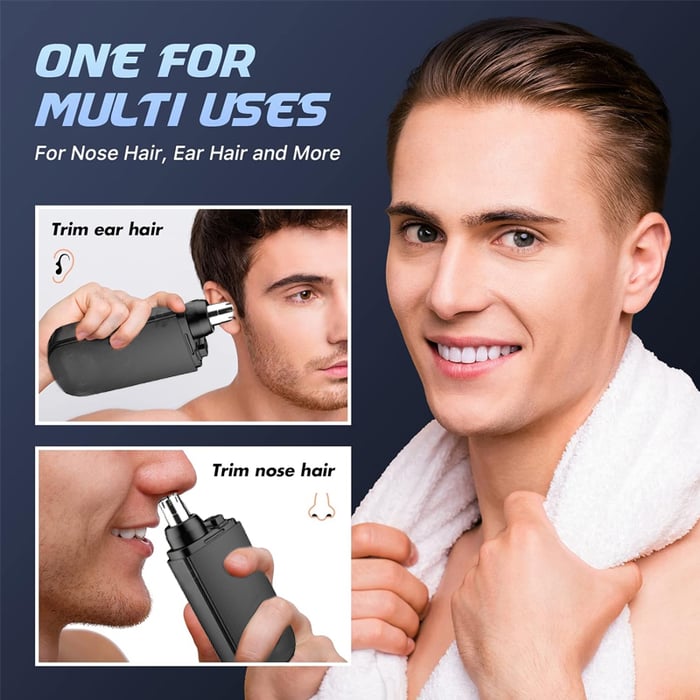 (🔥HOT SALE NOW 65% OFF) - Portable Nose Hair Trimmer (Painless & Precision)