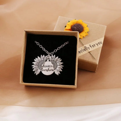 Last Day 75% OFF - 🔥🌞"You Are My Sunshine" Sunflower Necklace🌻