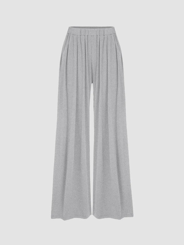 High Elastic Wide Leg Pants