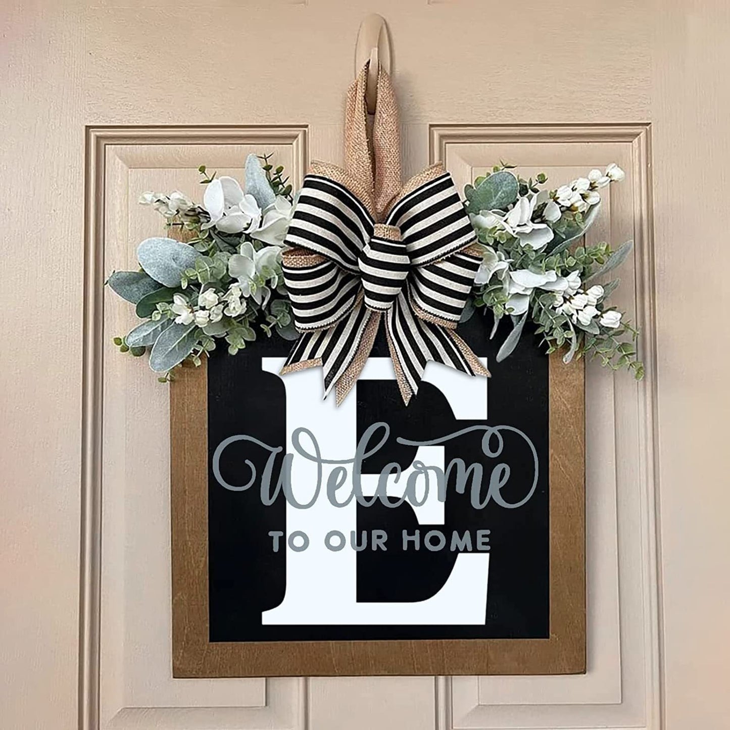 ✨26 INITIAL LAST NAME FRONT DOOR WREATH (BUY 2 FREE SHIPPING)