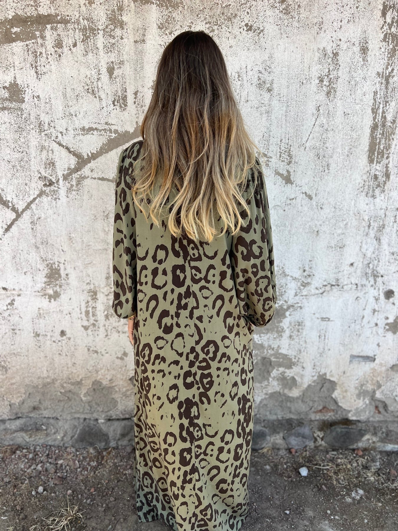 Long Sleeve Print Tunic Dress