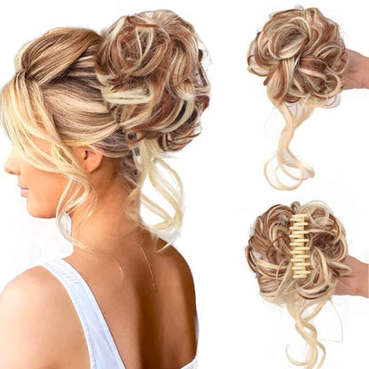 Curly Bun Hair Piece