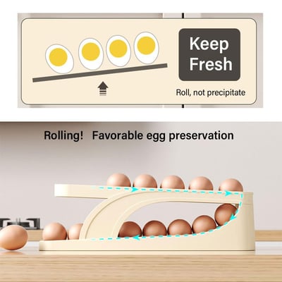 🔥HOT SALE - 48% OFF 🔥 Automatic Scrolling Egg Rack